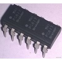 PC817. DIP-12. SHARP. Оптопара, строенный транзисторный оптрон. PC837. Аналог TLP521 SFH618 PC2501 LTV817 KP1010