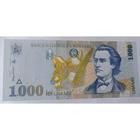 Румыния 1000 лей 1998 года UNC