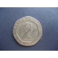 Великобритания 20 пенсов 1983 Елизавета II. интересует обмен