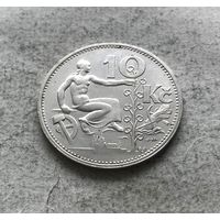 Чехия 10 крон 1931 - серебро