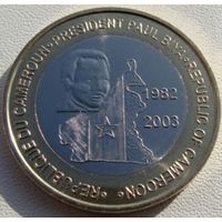 Камерун. 6000 франков 2003 года  X#27  "Президент - Поль Бийя"