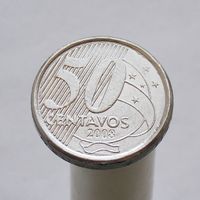 Бразилия 50 сентаво 2008
