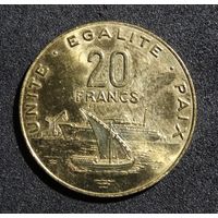 Джибути 20 франков, 2007 KM#24