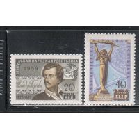СССР-1959, (Заг.2292-2293) * , Венгрия