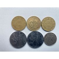 Италия набор монет до евроцентов.