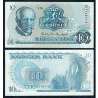 Норвегия 10 крон 1979 год.