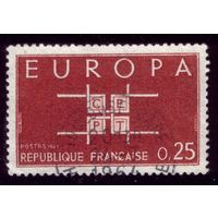 1 марка 1963 год Франция 1450