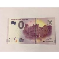 Ноль евро сувенирная банкота Хейдельбергские школы 2017 год пресс