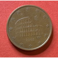 Италия, 5 евроцентов, 2002 г.