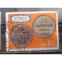 Сан-Марино,1972. Монета 10С (1935г.)