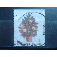 Бельгия 2007 Рождество, угловая марка в буклете