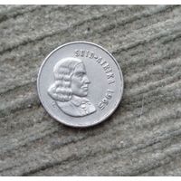 Werty71 ЮАР 5 центов 1965 Южная Африка Синий Журавль