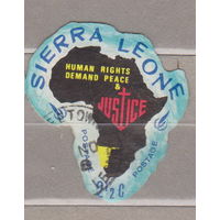 Авиапочта Год прав человека - Юго-Западная Африка Карта Сьерра-Леоне 1968 год   лот 11
