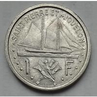 Сен-Пьер и Микелон 1 франк 1948 г.