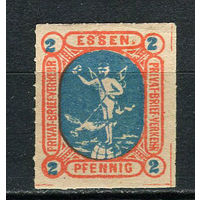 Германия - Эссен - Местные марки - 1888 - Почтальон 2Pf - [Mi.25] - 1 марка. Чистая без клея.  (Лот 75CZ