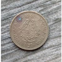 Werty71 ЮАР 1/2 цента пенни 1963  Южная Африка Воробьи