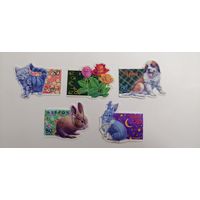 Япония 1999. Поздравительные марки. Флора и фауна. Полная серия