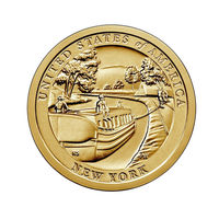 США 1 доллар 2021 Канал Эри Нью-Йорк - серия Американские Инновации  Двор P UNC