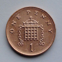 Великобритания 1 пенни. 2000