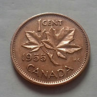 1 цент, Канада 1955 г.
