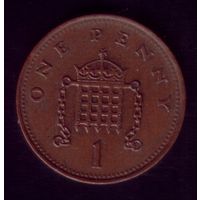 1 пенни 1993 год Великобритания