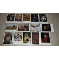 Дети в живописи открытки СССР