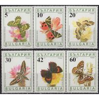 1990 Болгария 3852-3857 Бабочки 3,20 евро
