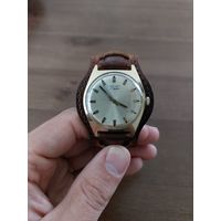 Позолоченные советские часы в отличном состоянии