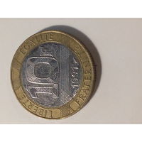10 франк Франция 1991
