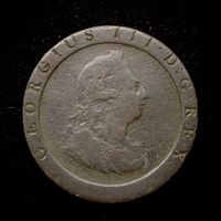 1 пенни 1797. Великобритания, Георг III
