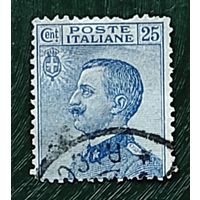 Италия, 1м гаш, стандарт, король Виктор Эммануэль III, (2)