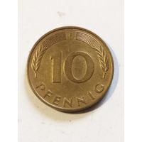 Германия 10 пфенинг 1977 F