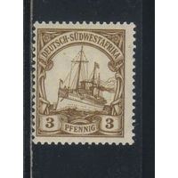 Германия Колонии Юго-Восточная Африка 1906 Яхта Гогенцоллерн Стандарт Wz1 #24**
