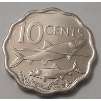 Багамы 10 центов, 2010 (3-4-54)