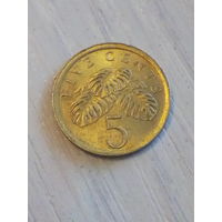 Сингапур 5 центов 1989г.