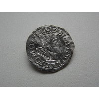 Трояк 1595 г. t45, Польша, Сигизмунд III, 3 грош (trojak) 1595 i/f, всхова (при фрауштадте) SI ( R ) .