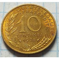 Франция 10 сантимов, 1978       ( 3-6-5 )