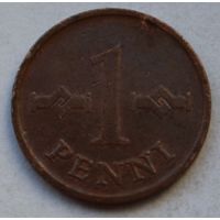 Финляндия 1 пенни, 1969 г.