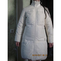 Куртка женская пуховик белый р-р 44 до 170см