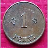 Финляндия 1 пенни 1922 г. #31102