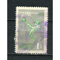 Панама - 1959 - Футбол 1С - [Mi.559] - 1 марка. Гашеная.  (Лот 86FC)-T25P11