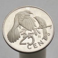 Британские Виргинские острова 25 центов 1974