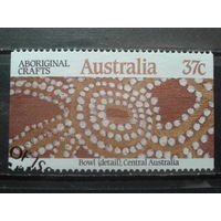 Австралия 1987 Прикладное искусство аборигенов, марка из буклета
