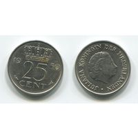 Нидерланды. 25 центов (1950)