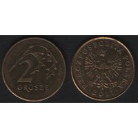 Польша y277 2 грош 2011 год (mw) (f2