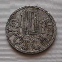 10 грошей 1957 г. Австрия