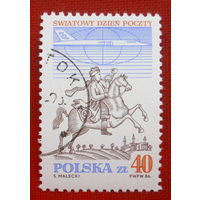 Польша. Всемирный день почты. ( 1 марка ) 1986 года. 3-5.