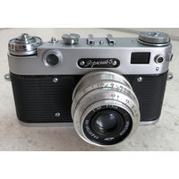 Фотоаппарат Зоркий-5 1959 г. с объективом Индустар-50 после полного сервиса
