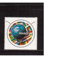 Франция-1998 (Мих.3279) , **, ЧМ по футболу,