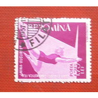 Румыния. Спорт. ( 1 марка ) 1957 года. 4-10.